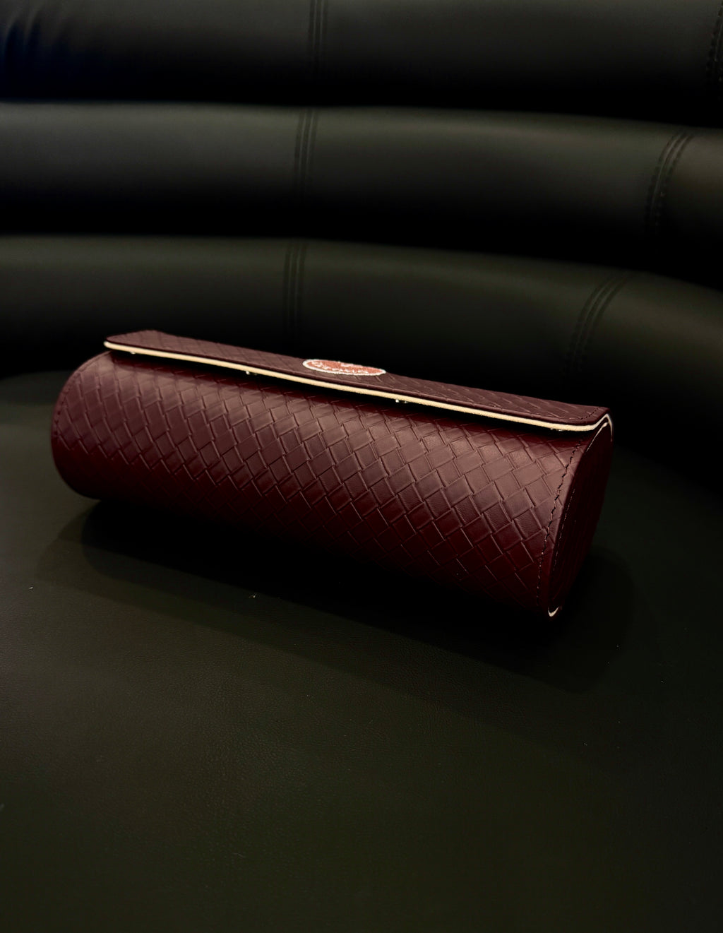Crimson Reserve Watch Roll- Three Watches