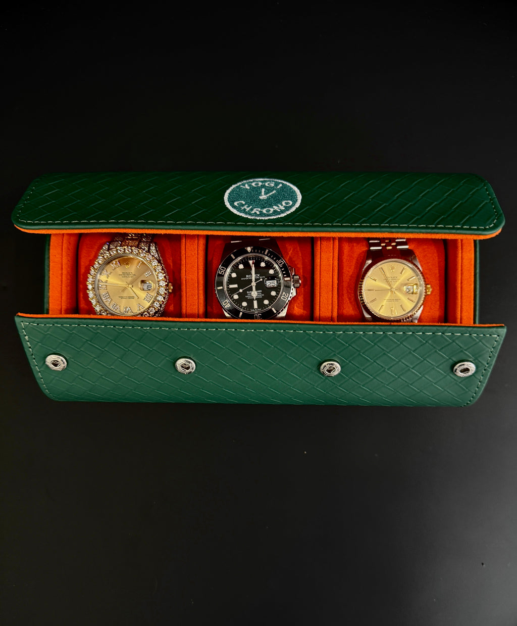 Green Satsuma Roll- Three Watches