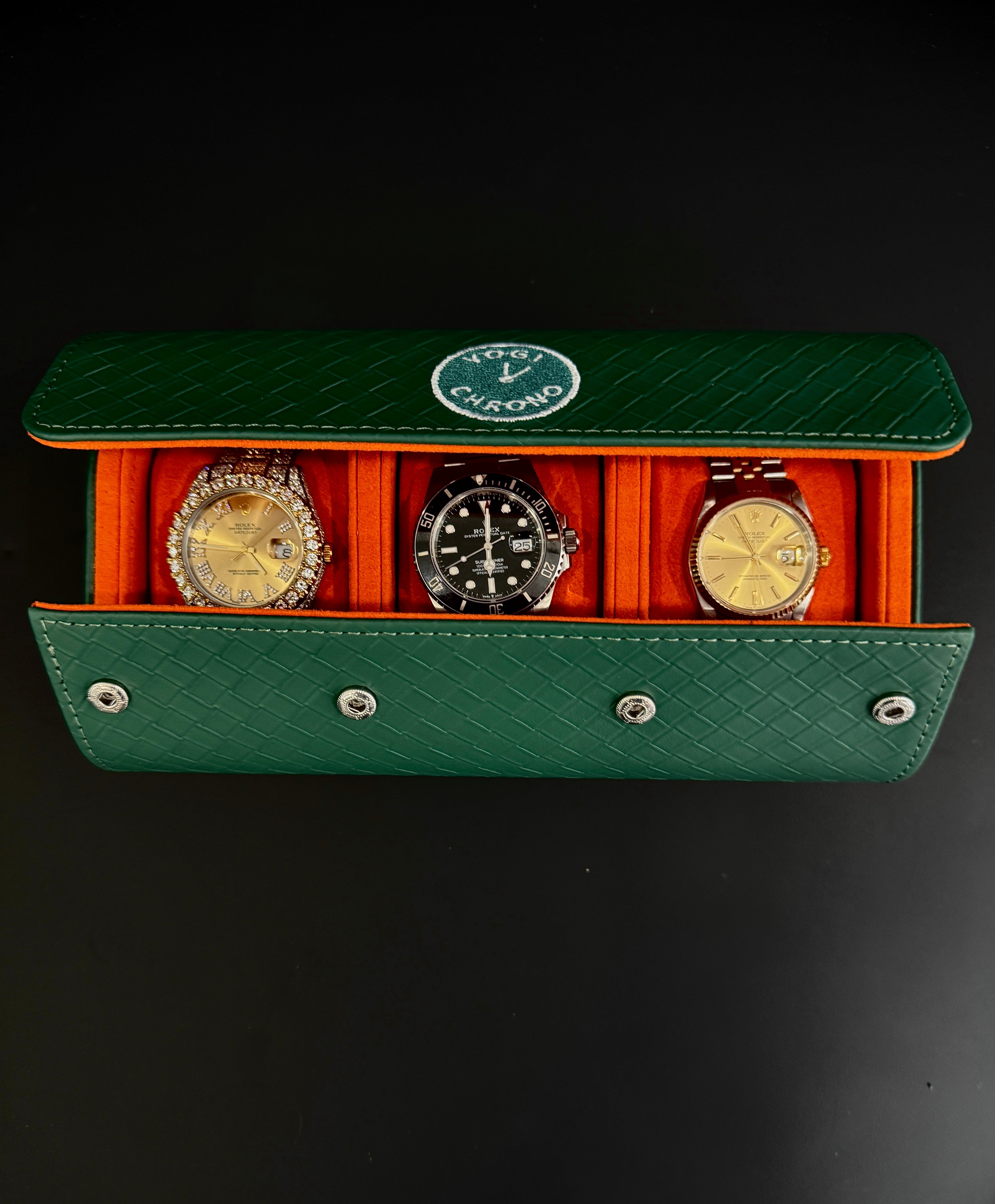 Green Satsuma Roll- Three Watches